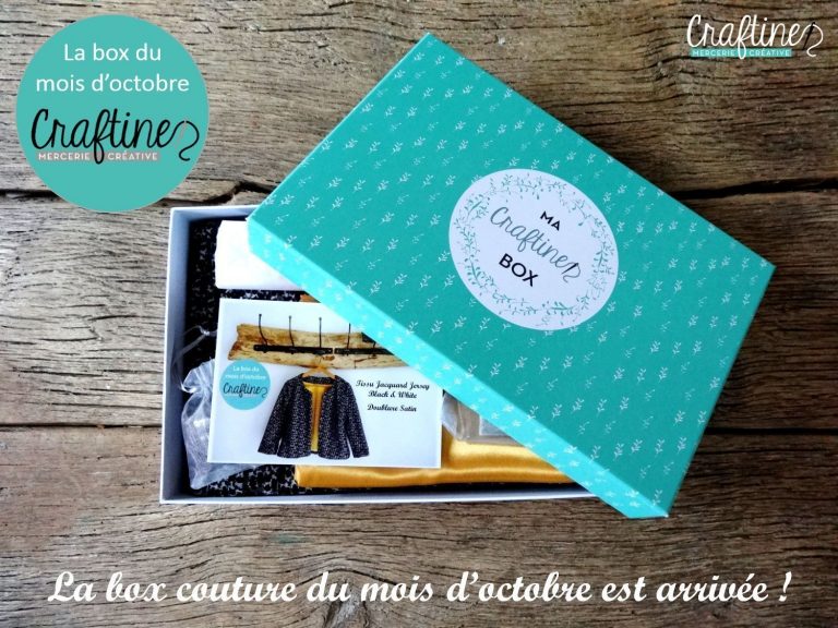 Craftine Box : La box du mois d’octobre est arrivée