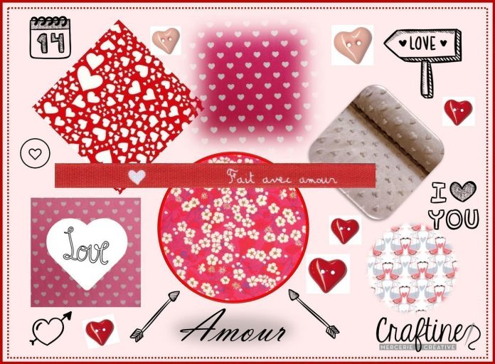 Tissus Saint-Valentin