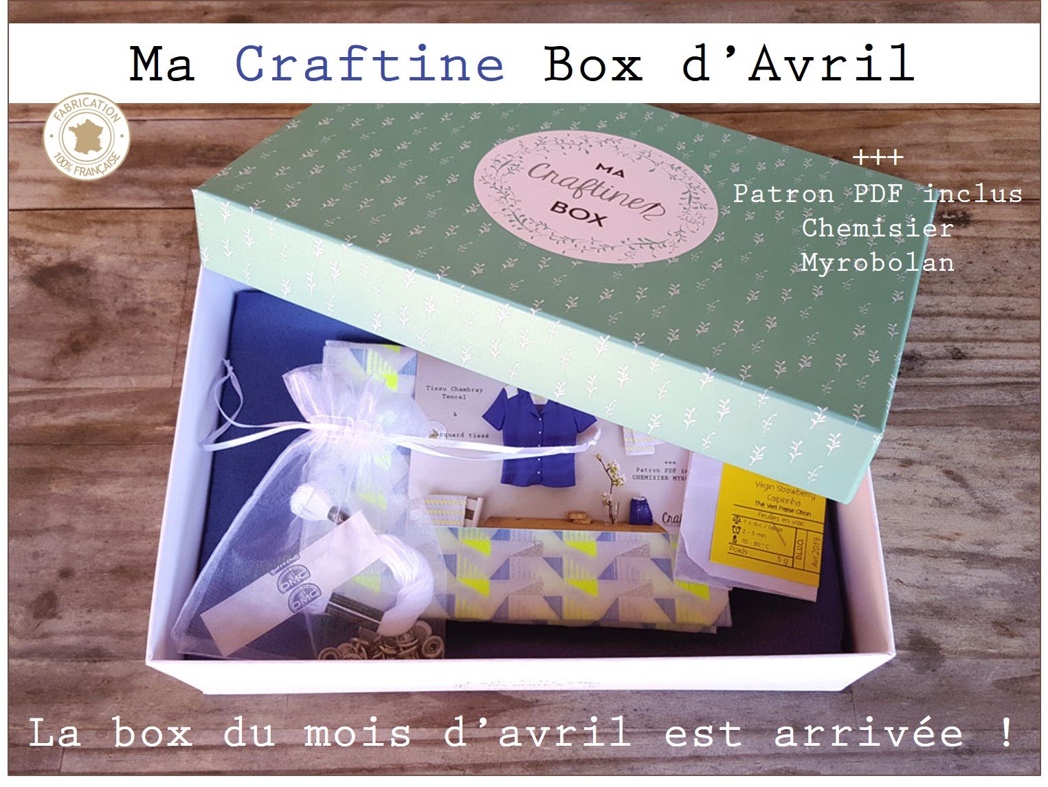 Craftine Box : La box du mois d'avril est arrivée ! - Le blog de Craftine