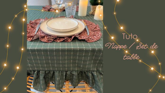 tuto_nappe Tuto Couture: Comment coudre une nappe froncée avec volant