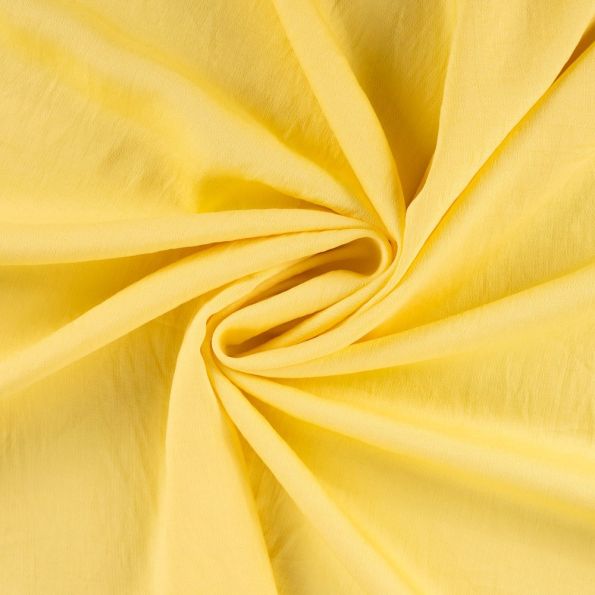 Tissu Viscose nylon uni Jaune - Par 10 cm