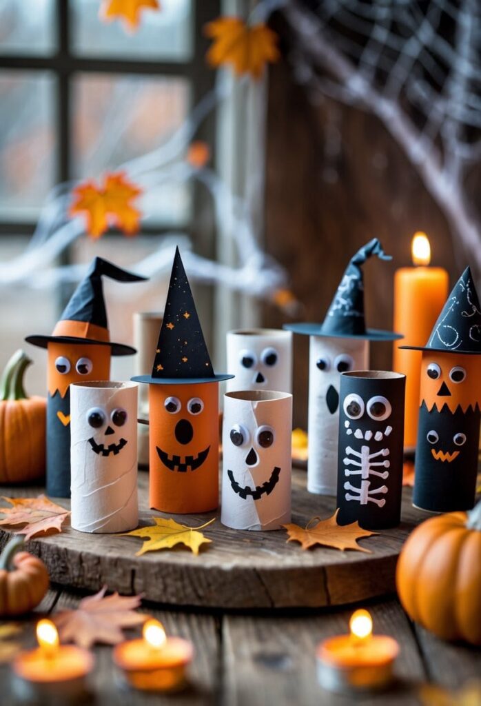 des rouleaux de papiers toilettes pour halloween