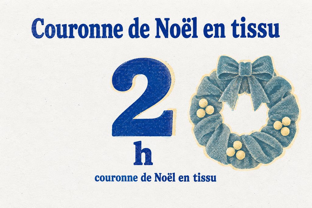 Comptez environ 2 h pour ce projet facile, sans détailler ici ses étapes de réalisation.