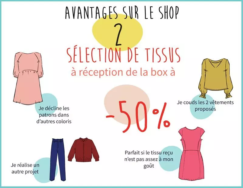 Sélection de tissus à -50%