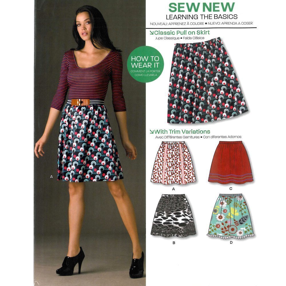 Patron New Look 6004 Jupe
