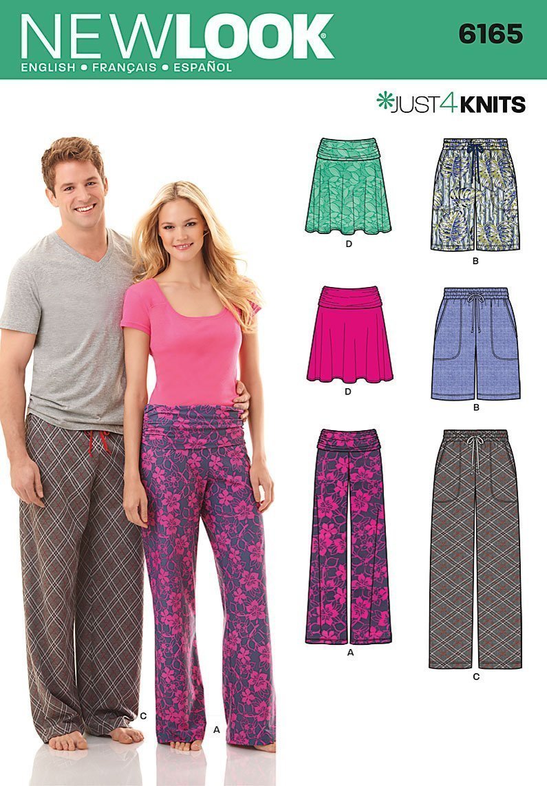 Patron New Look 6165 Jupe et Pantalon