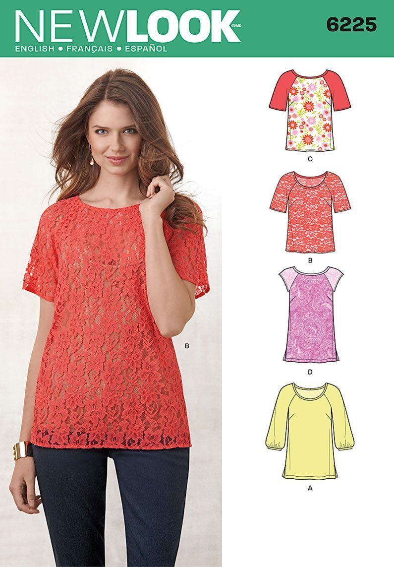 Patron New Look 6225 Tunique