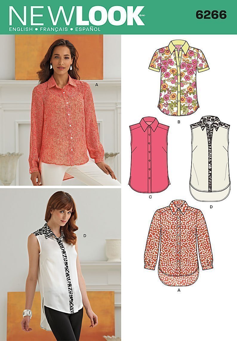 Patron New Look 6266 Chemisier