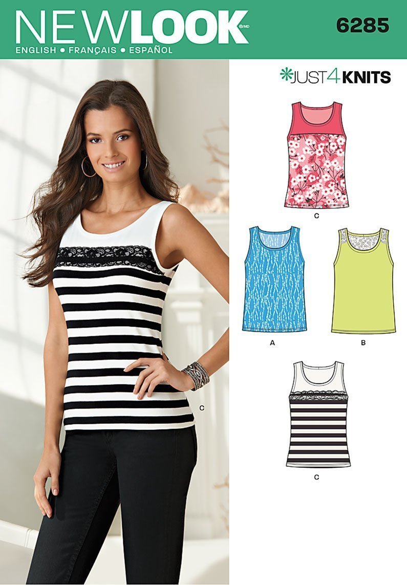 Patron New Look 6285 Débardeur