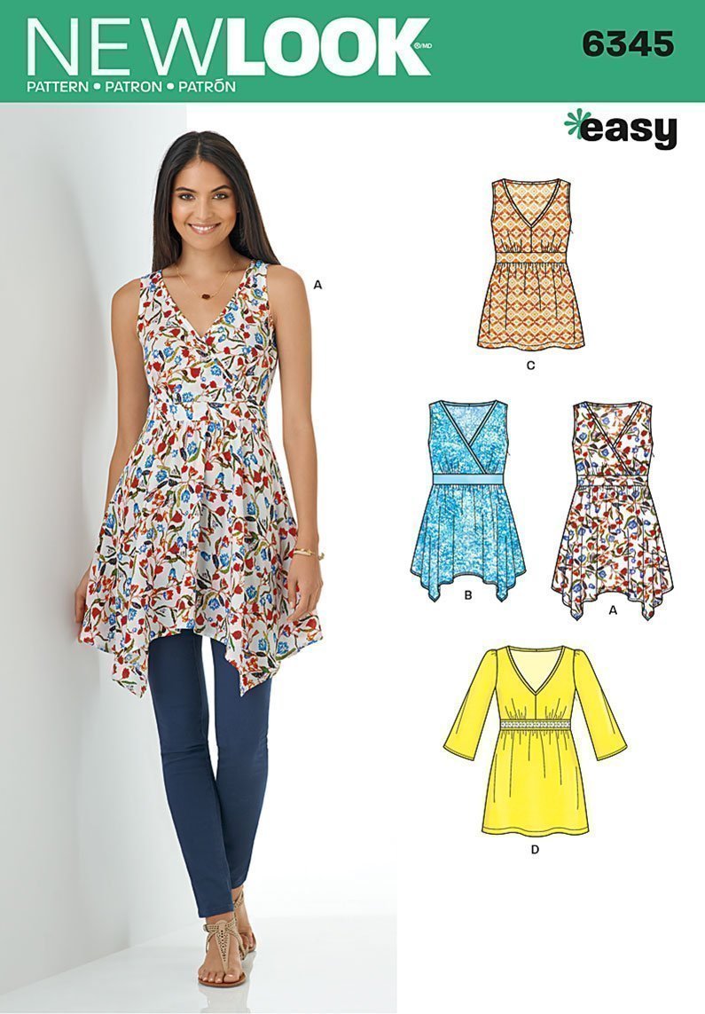Patron New Look 6345 Tunique