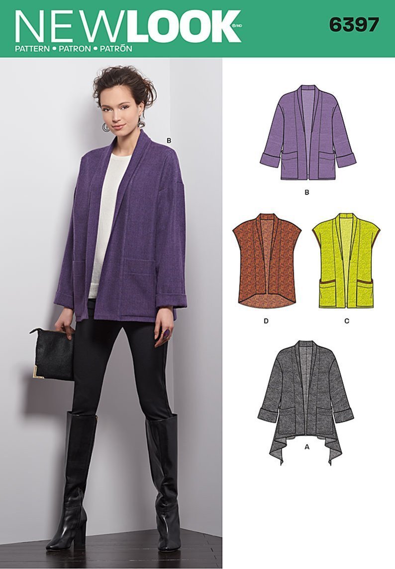 Patron New Look 6397 Gilet