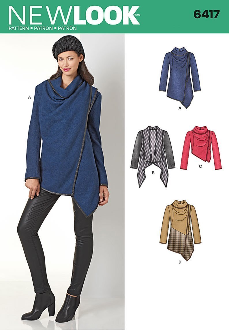 Patron New Look 6417 Veste