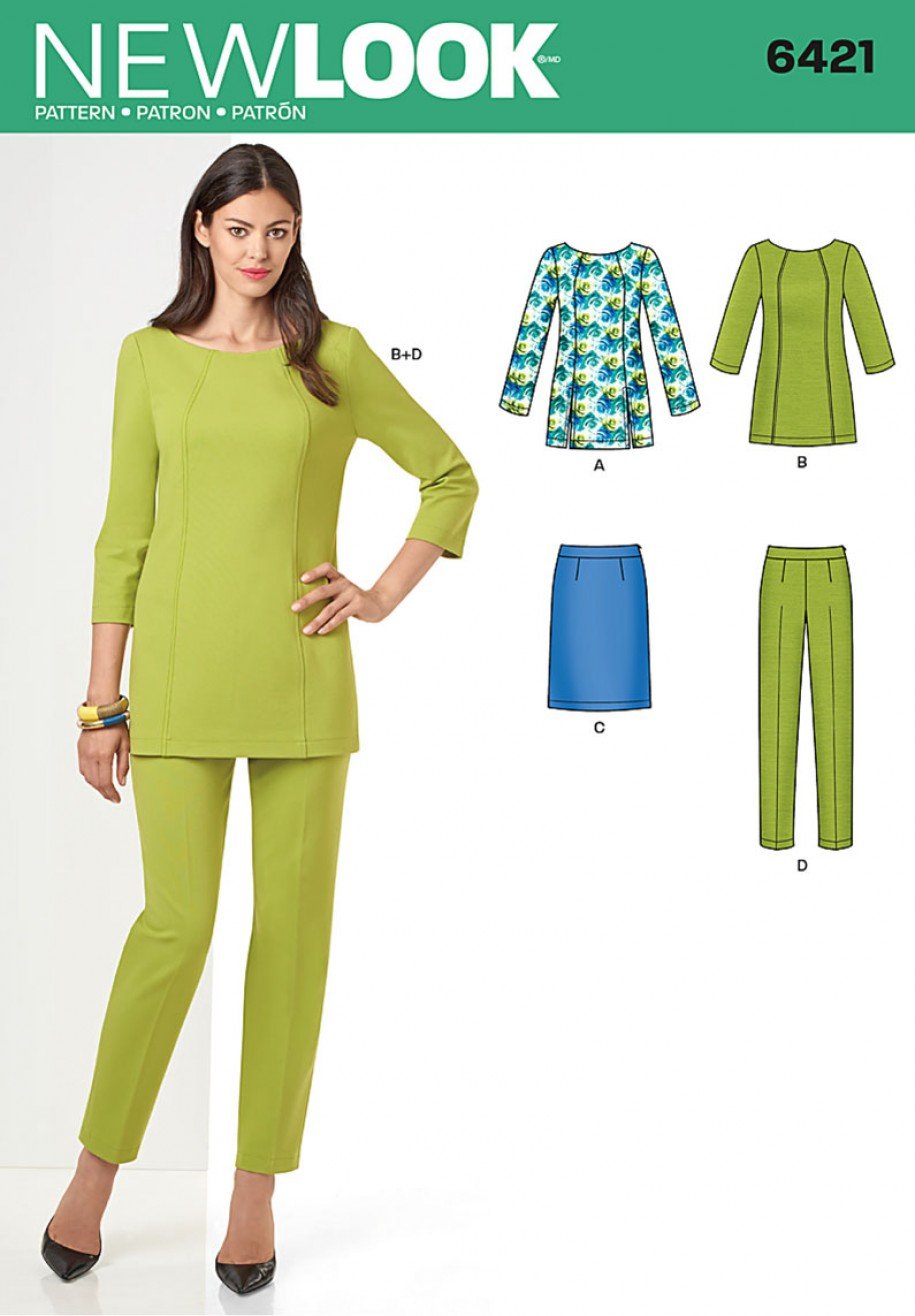 Patron New Look 6421 Ensemble Dame