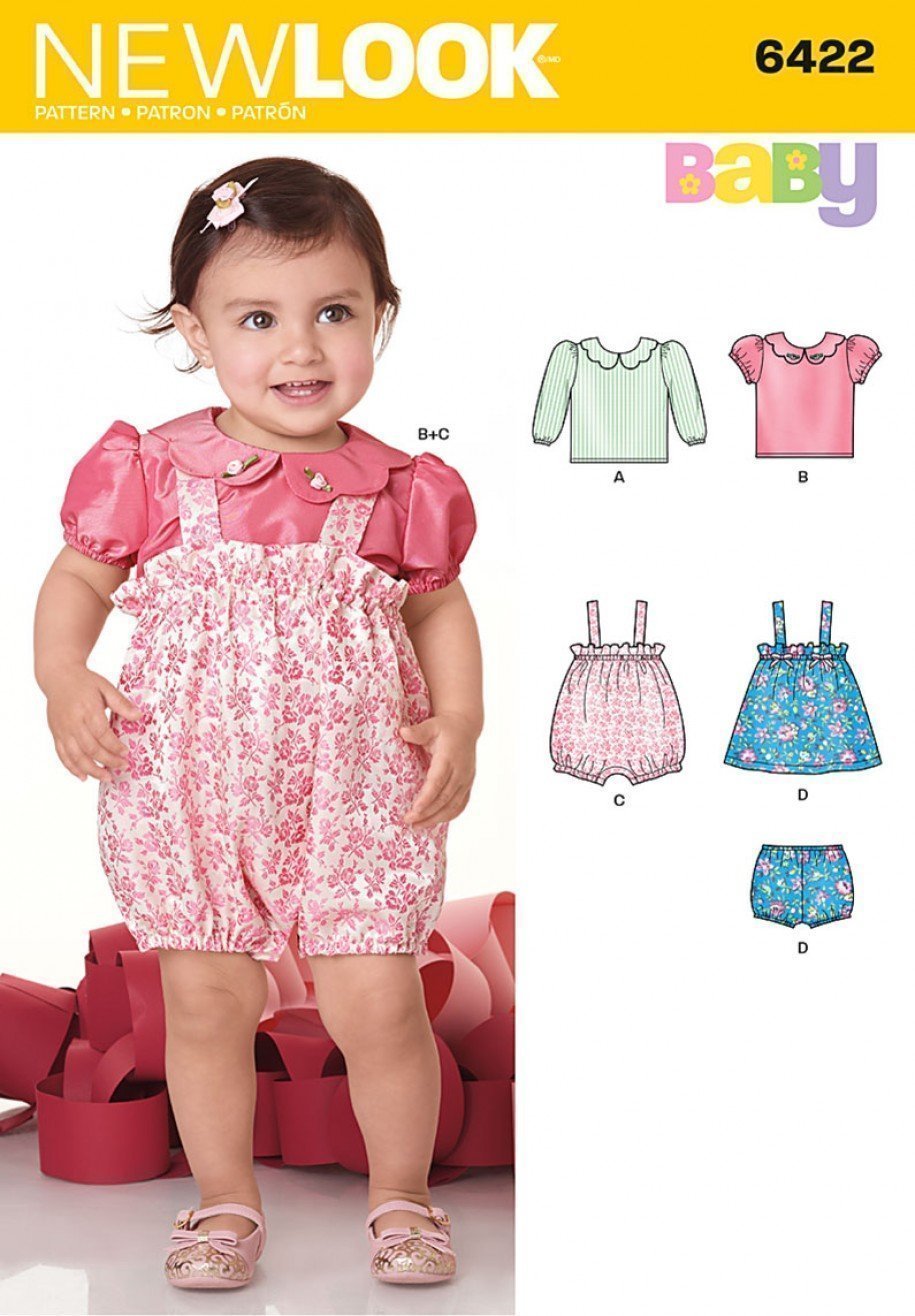 Patron New Look 6422 Ensemble Bébé