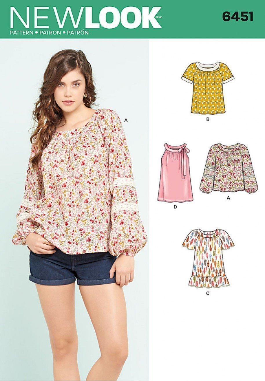Patron New Look 6451 Tunique
