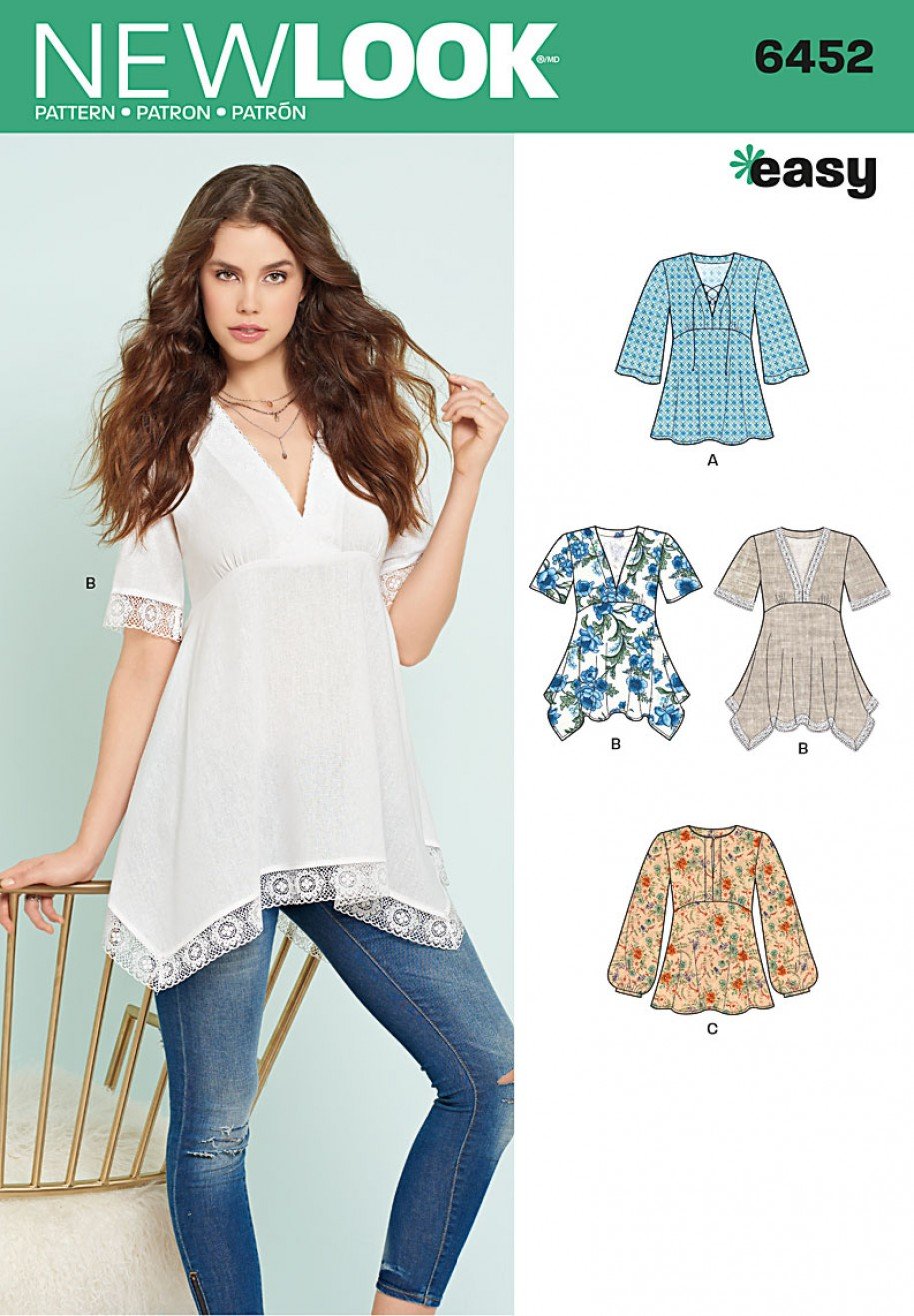 Patron New Look 6452 Tunique