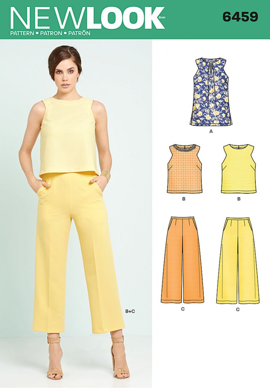 Patron New Look 6459 Tunique et Pantalon