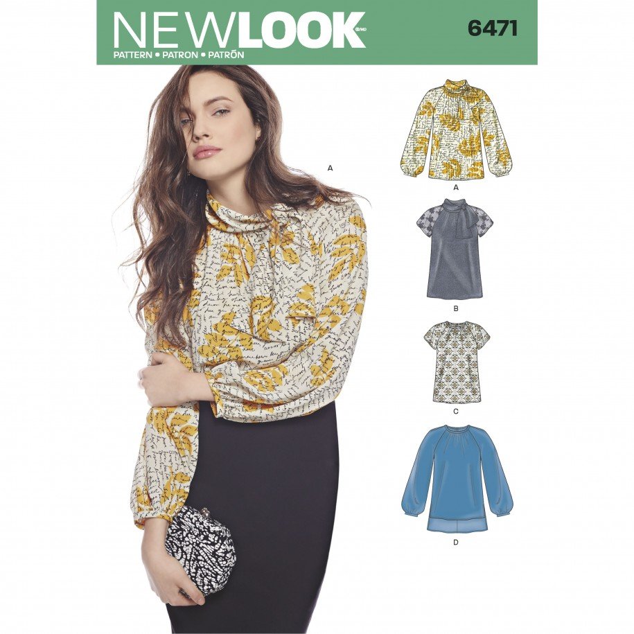 Patron New Look 6471 Blouse