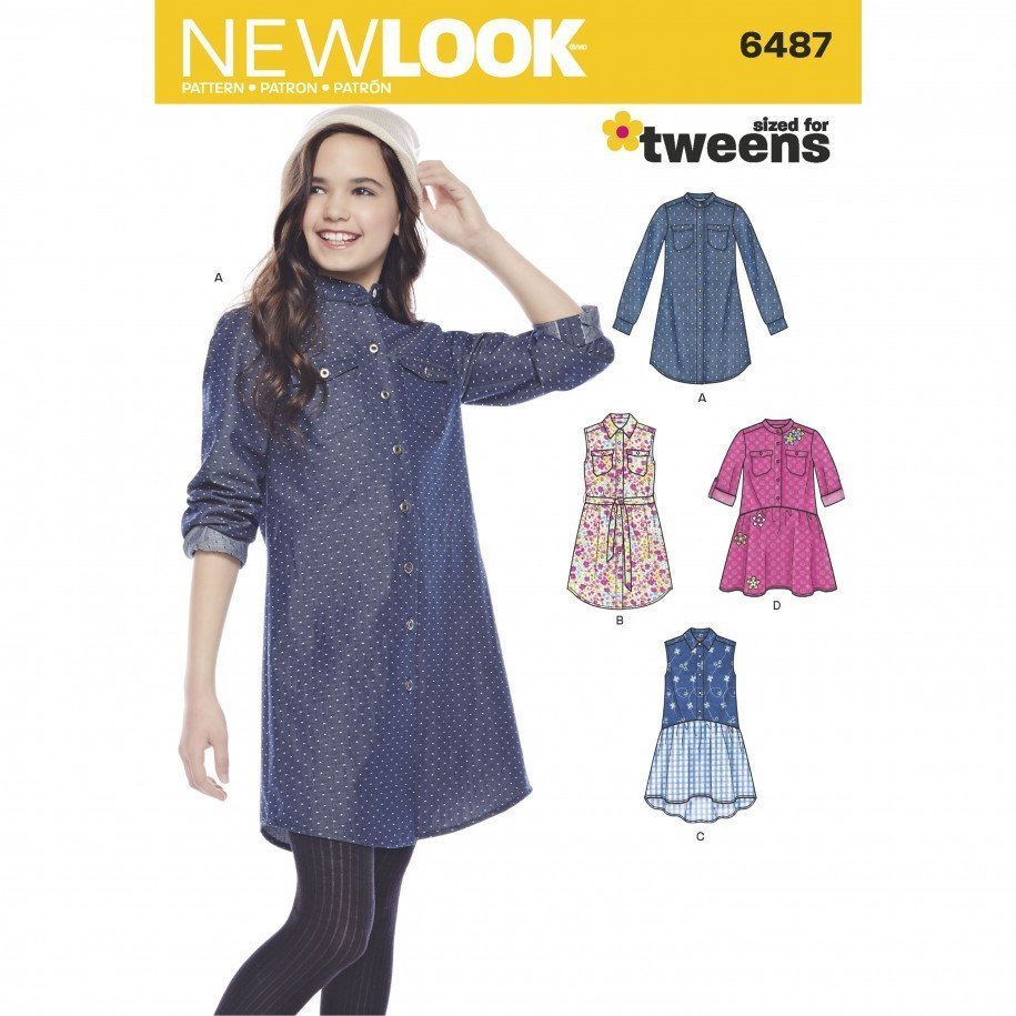 Patron New Look 6487 Robe et Tunique