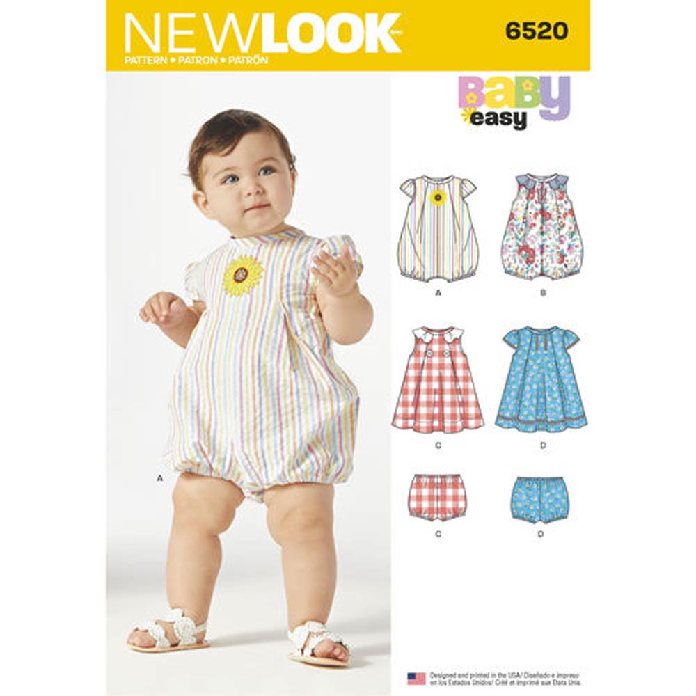 Patron New Look 6520 Ensemble bébé