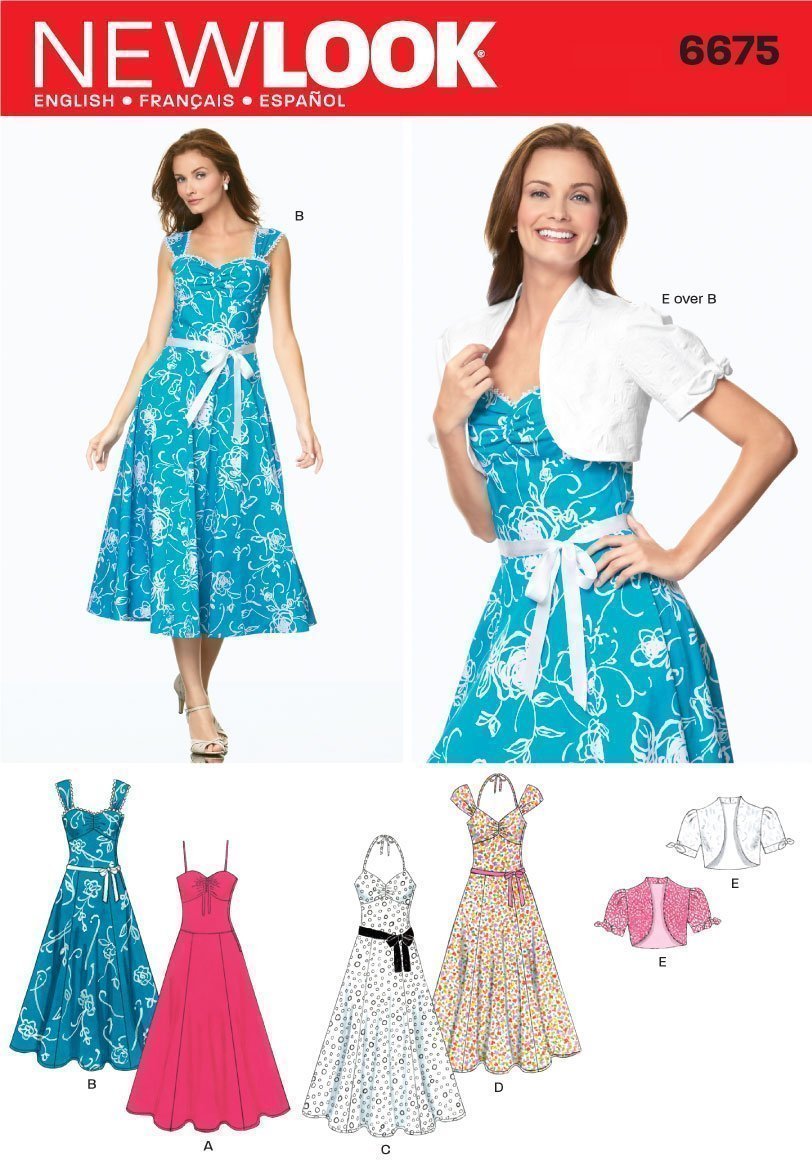 Patron New Look 6675 Robe et Gilet