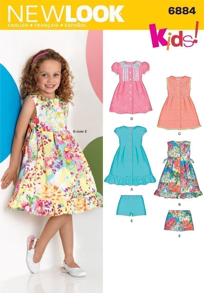 Patron New Look 6884 Robe et Short