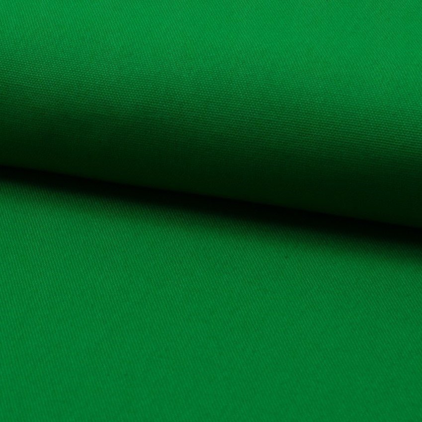 Tissu Coton Sergé d'ameublement uni Cactus