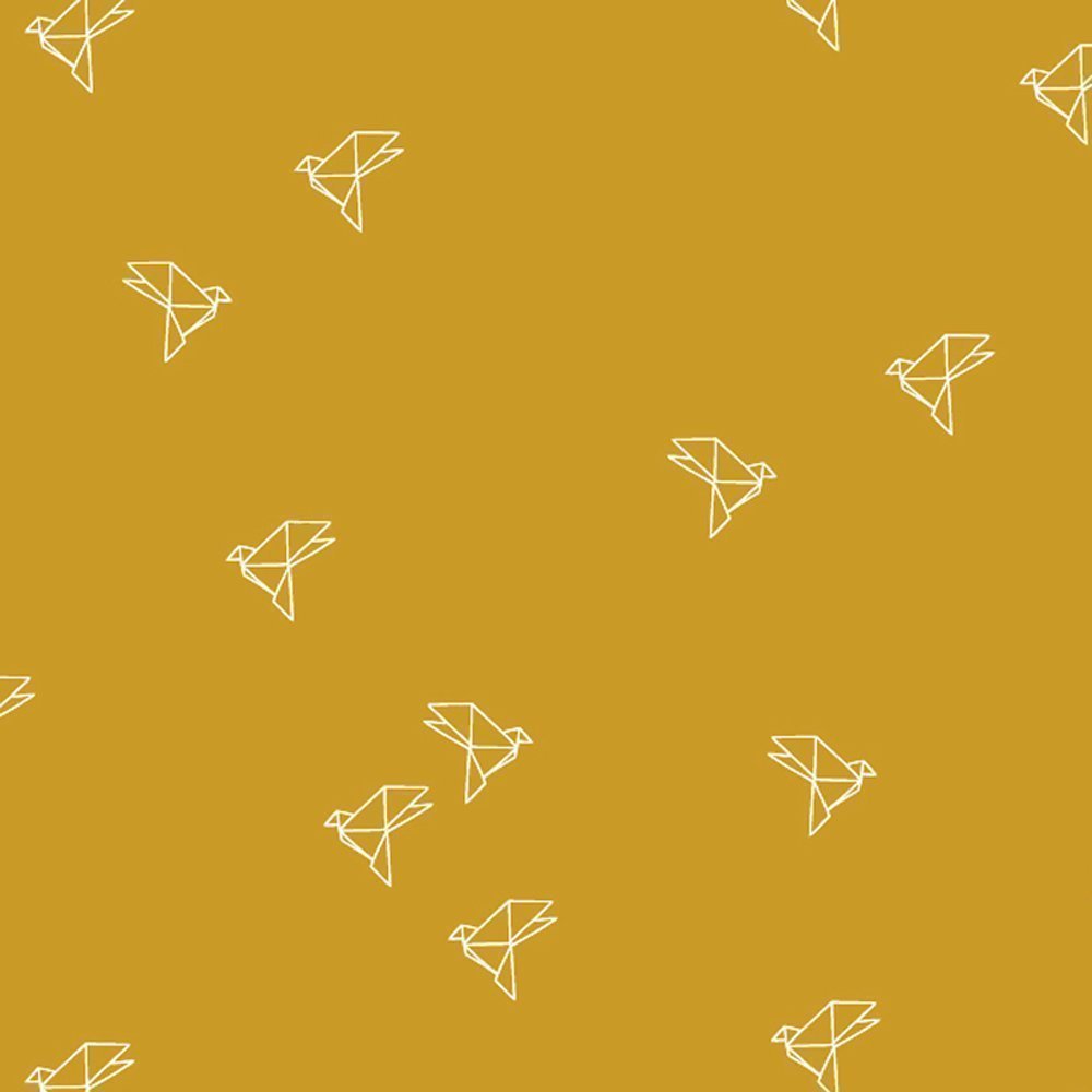 Tissu Coton Atelier Brunette Bye Bye Birdy