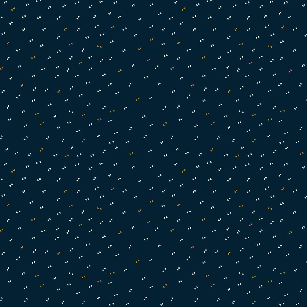Tissu Coton Atelier Brunette Sparkle Midnight Blue