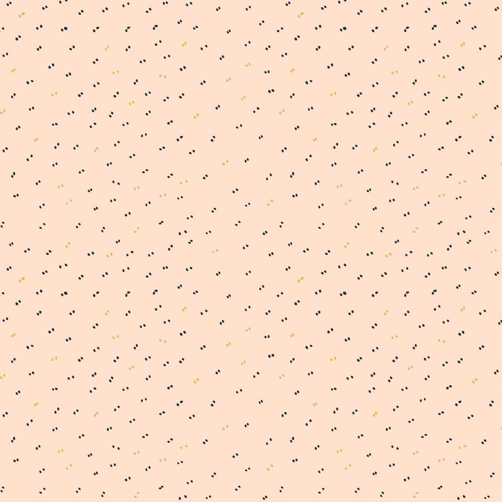 Tissu Coton Atelier Brunette Sparkle Powder Gold