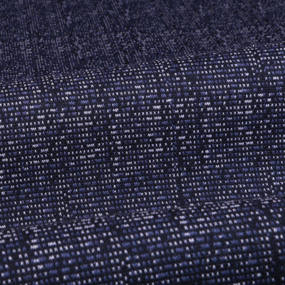 Tissu Gianni Maille Points Nuance de bleu