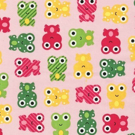 Tissu Robert Kaufman Urban Zoologie Frogs Spring