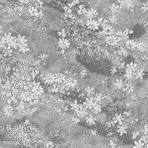 Tissu Robert Kaufman Akiko Gris