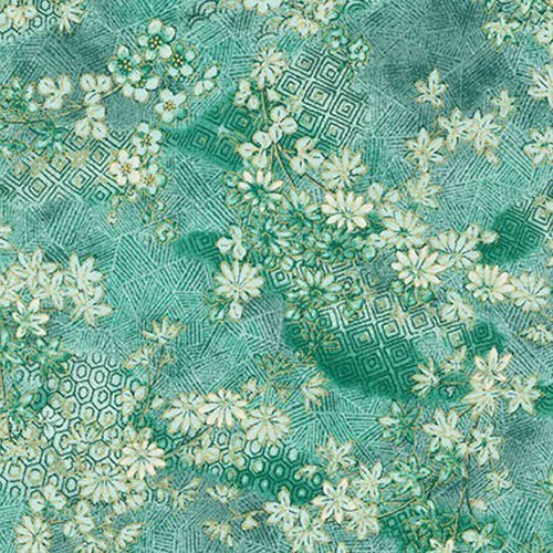 Tissu Robert Kaufman Akiko Vert