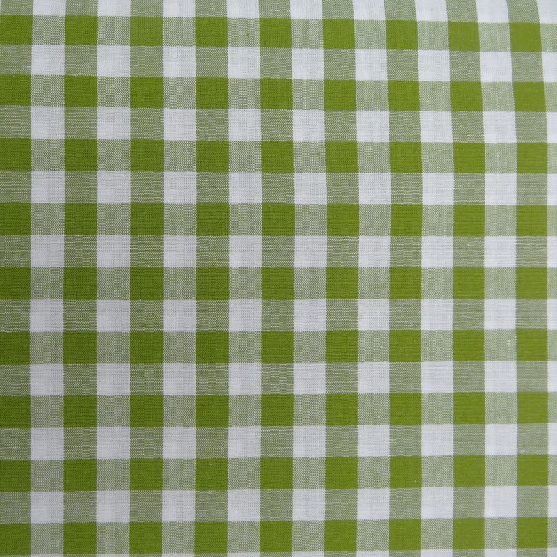 Tissu Vichy Vert Grands carreaux