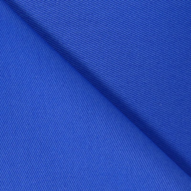 Tissu Toile de coton Bleu roi