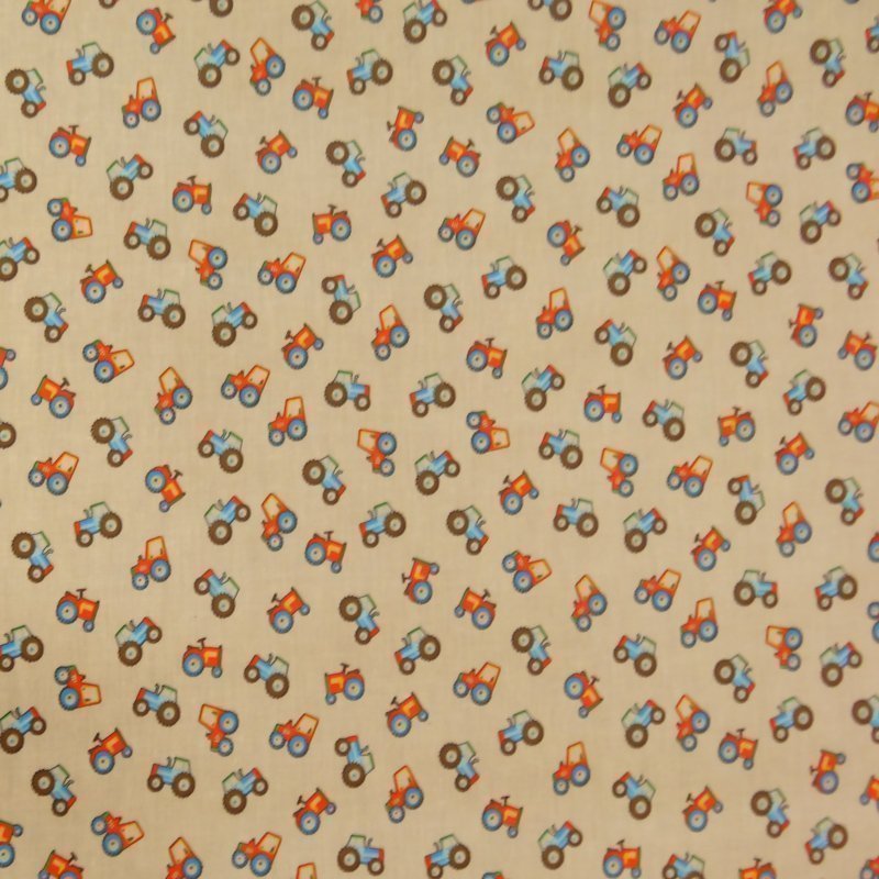 Tissu Enduit Beige Tracteurs