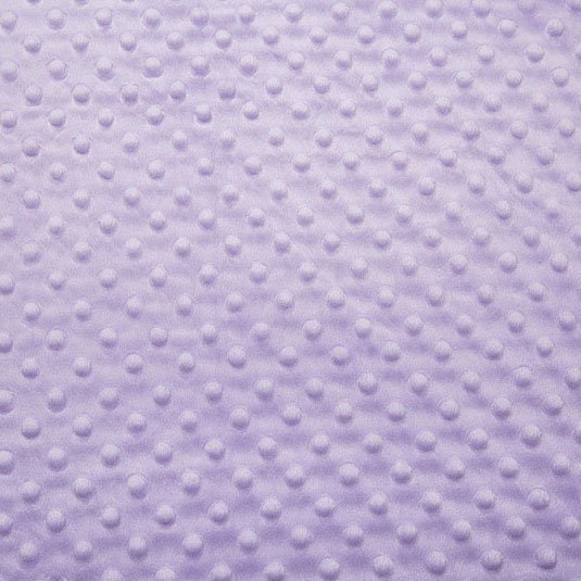 Tissu Minky Ultra doux Pois Parme