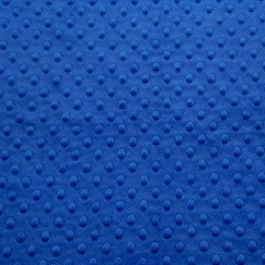 Tissu Minky Ultra doux Pois Bleu foncé
