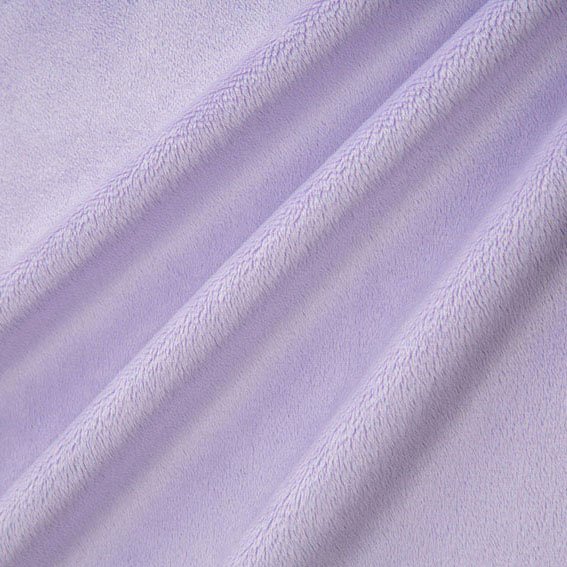 Tissu Minky Ultra doux Ras Parme