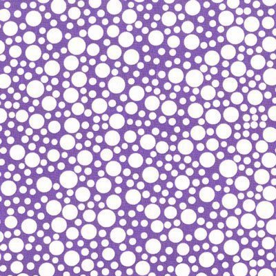 Tissu Michael Miller Baby Play Dot Purple