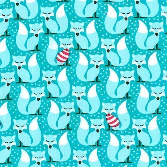 Tissu Michael Miller Sweater Weather Bleu