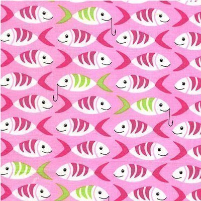 Tissu Michael Miller Sea Buddies Littles Fishes