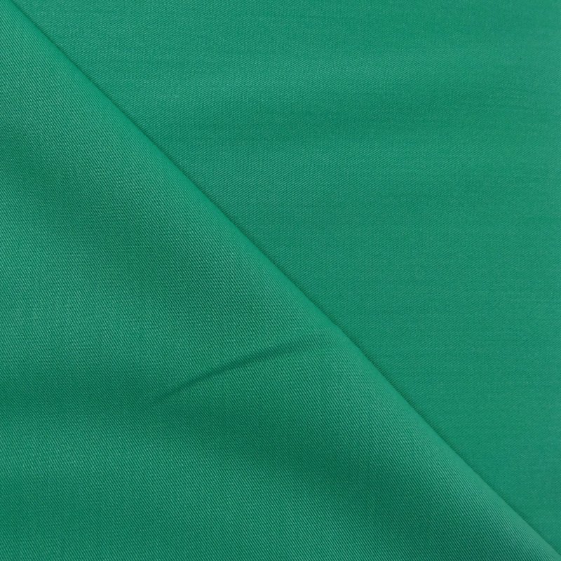 Tissu Gabardine Lycra Vert
