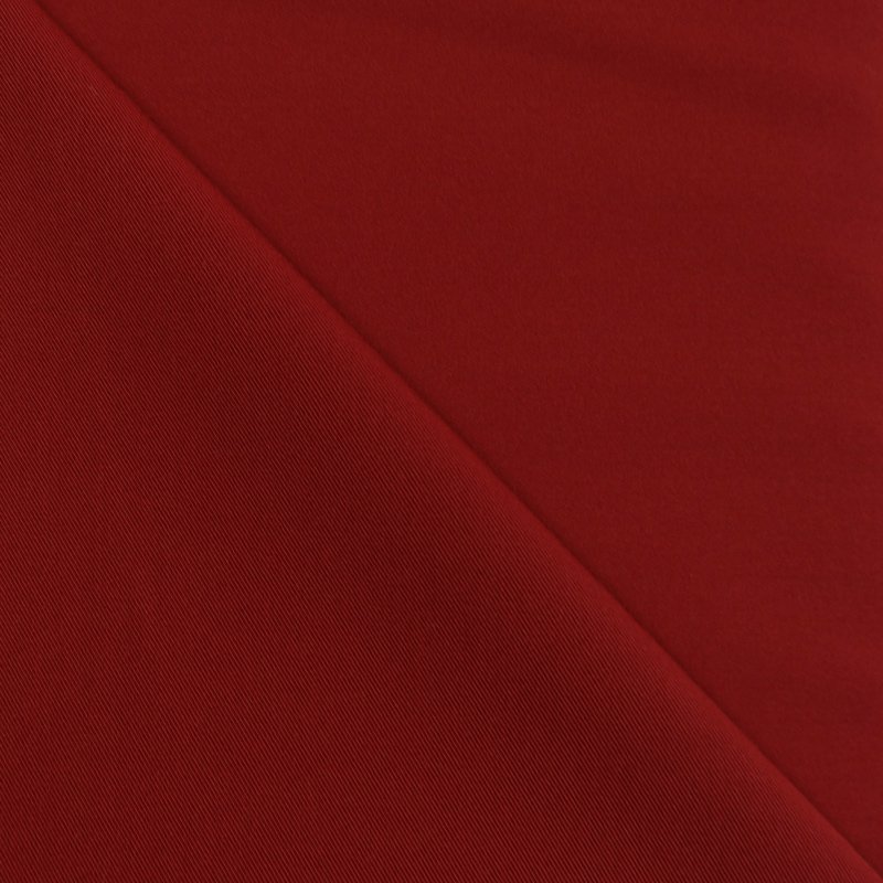 Tissu Gabardine Lycra Rouge pourpre