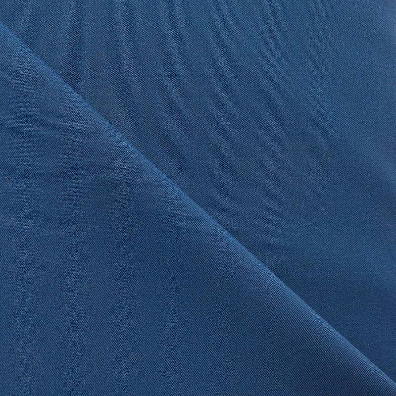 Tissu Gabardine Lycra Bleu foncé