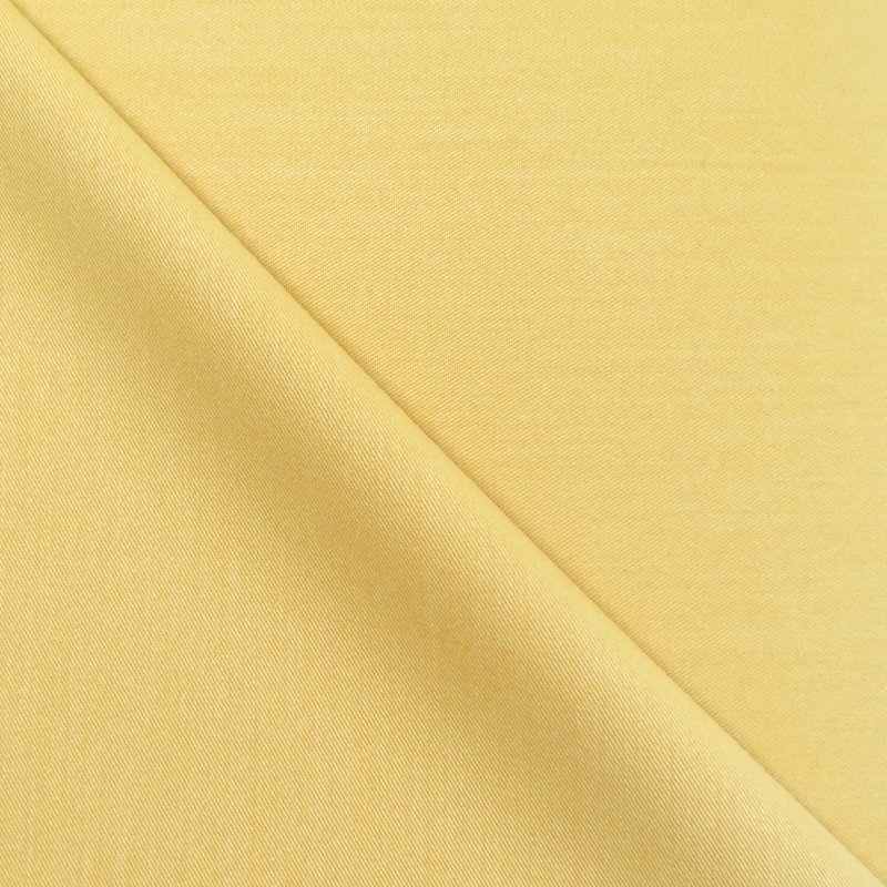 Tissu Gabardine Lycra Jaune