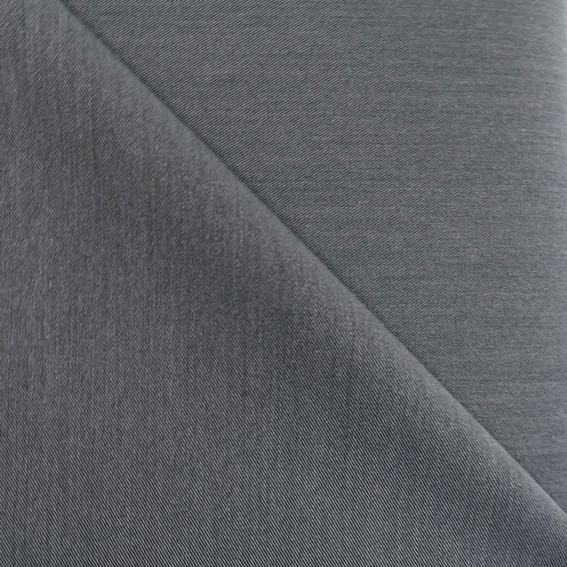 Tissu Gabardine Lycra Gris ardoise