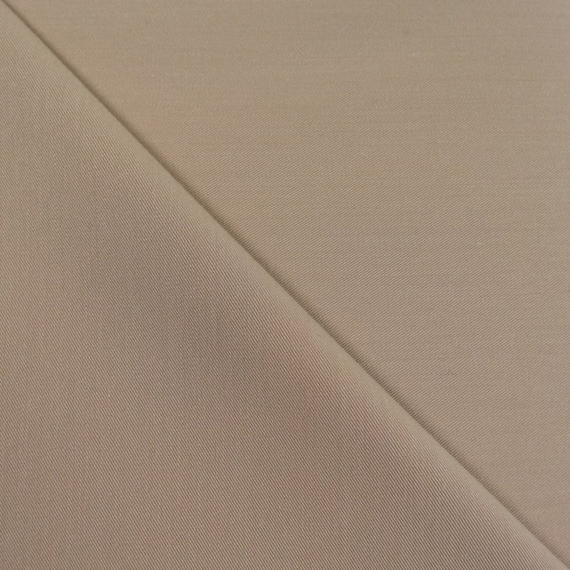 Tissu Gabardine Lycra Beige