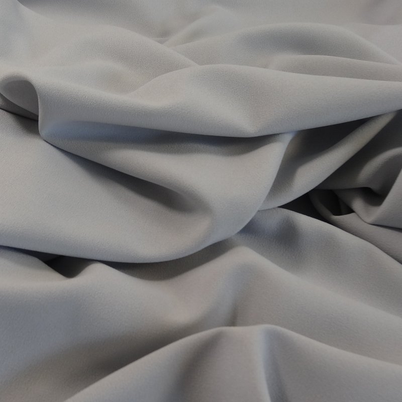 Tissu Crêpe Georgette Gris pierre